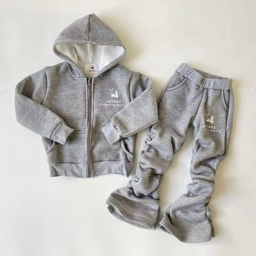 The Imperfectly Stacked Sweatsuit